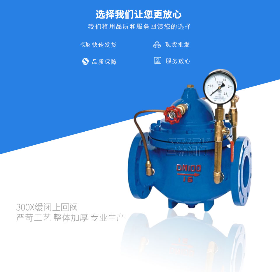 300X緩閉止回閥